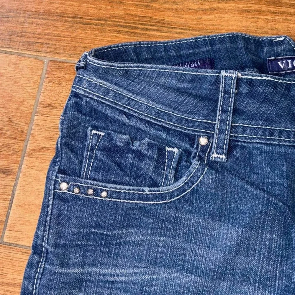 Y2K Jean shorts vigoss shorts  25 waist 3 length - Picture 5 of 7